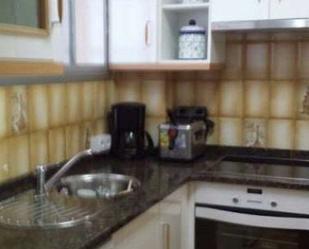 Kitchen of Flat for sale in Ferrol  with Air Conditioner, Furnished and Balcony