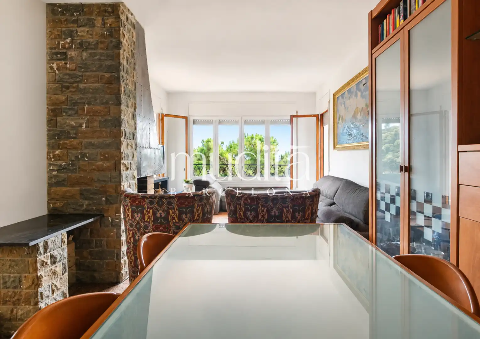 Living room of Houses for sale in L'Ametlla del Vallès  with Heating, Private garden and Terrace