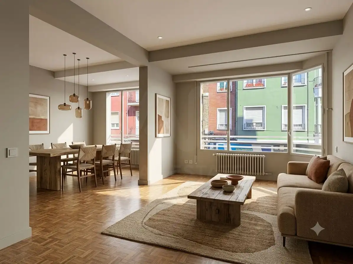 Living room of Flat for sale in León Capital   with Heating and Terrace