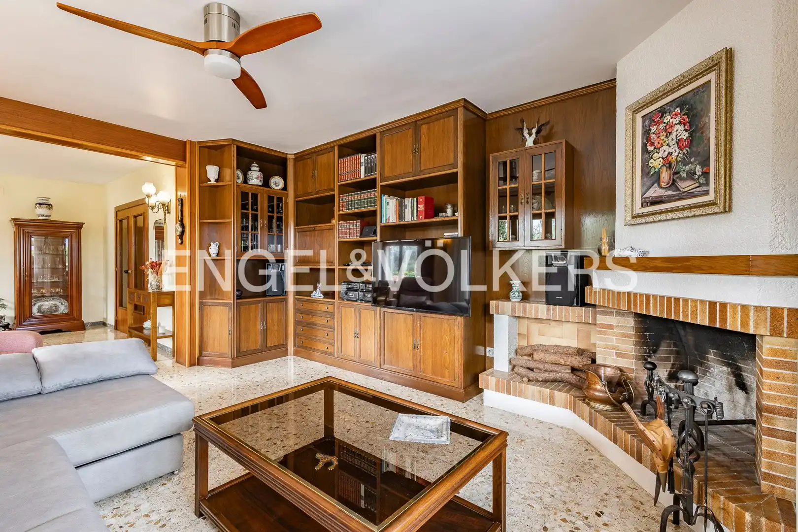 Sala de estar de Casa o chalet en venta en Vilanova i la Geltrú con Aire acondicionado, Calefacción y Jardín privado