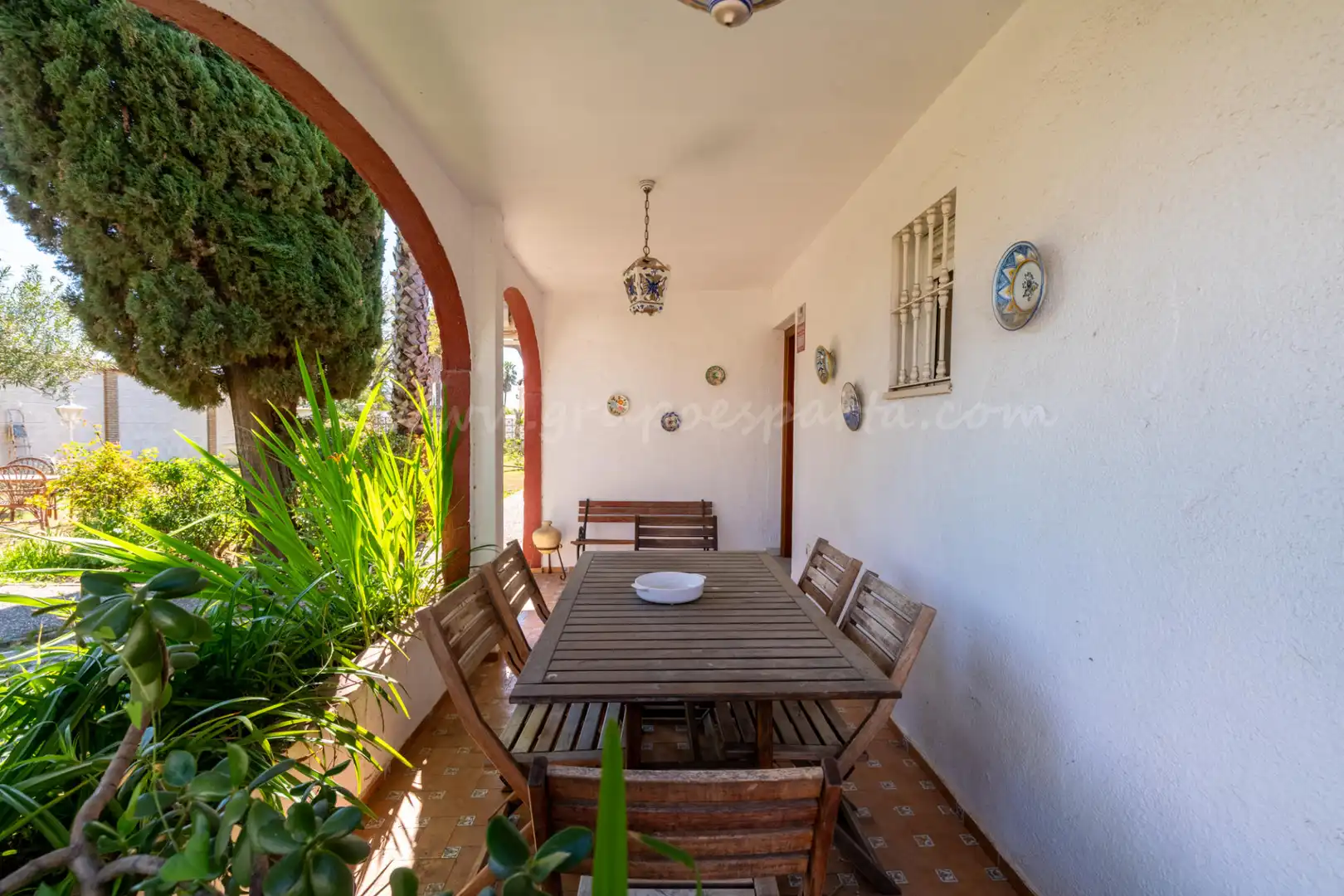 Jardín de Casa o chalet en venta en Villanueva del Ariscal con Aire acondicionado, Calefacción y Jardín privado