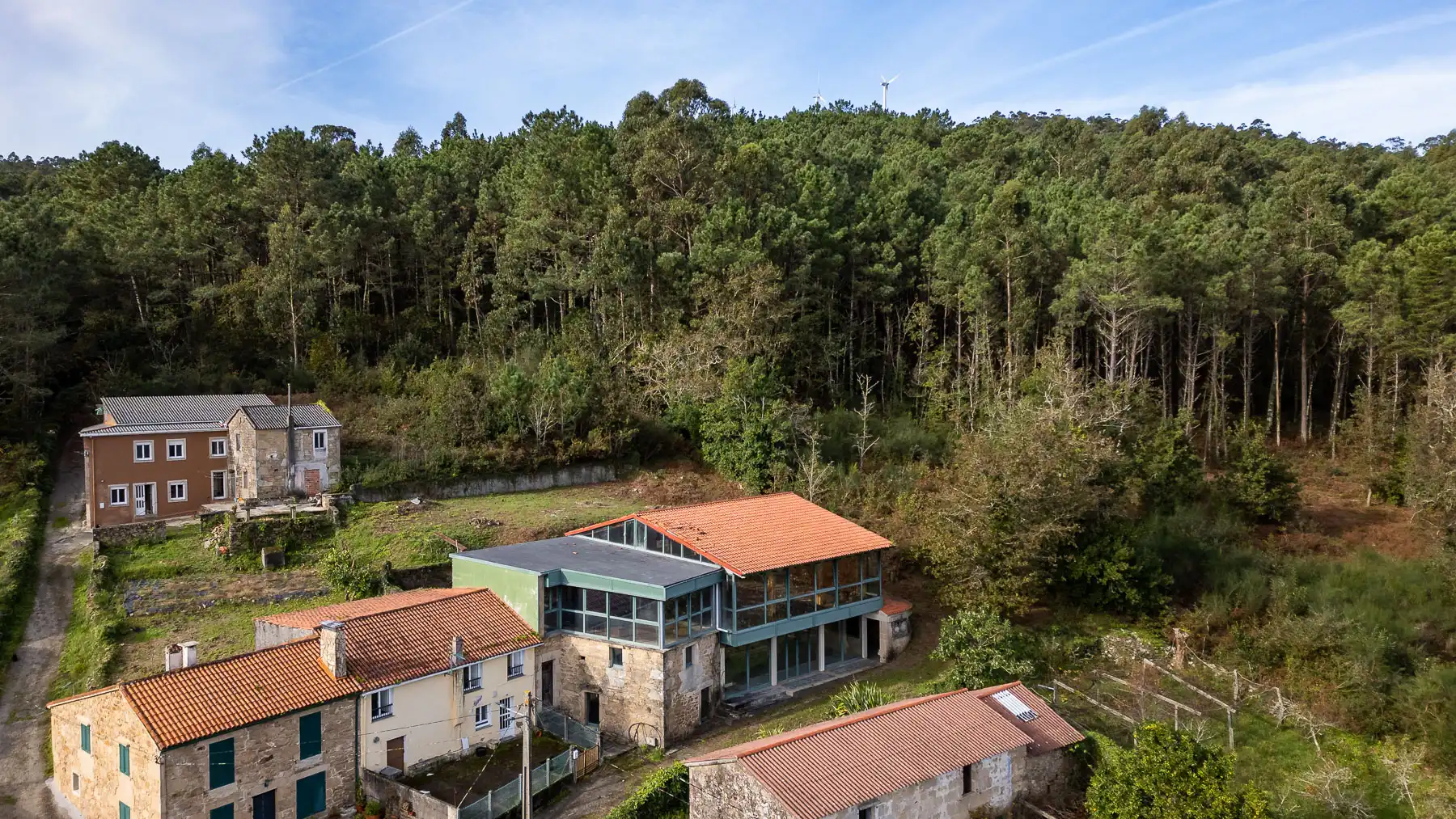 Vista exterior de Finca rústica en venda en Outes