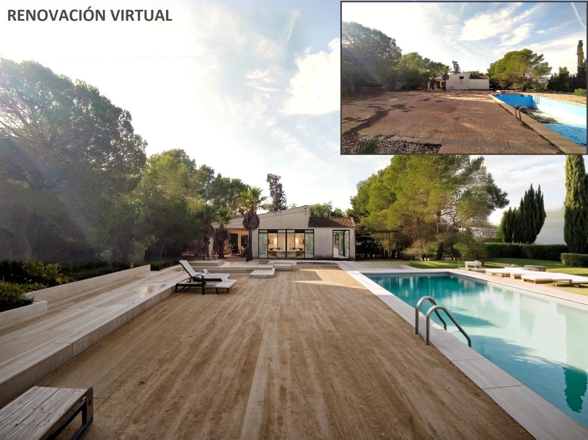 Garden of Country house for sale in Molina de Segura  with Air Conditioner, Heating and Private garden