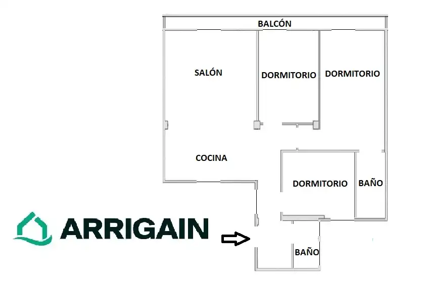 Schlafzimmer von Wohnung zum Verkauf in Donostia - San Sebastián  mit Balkon