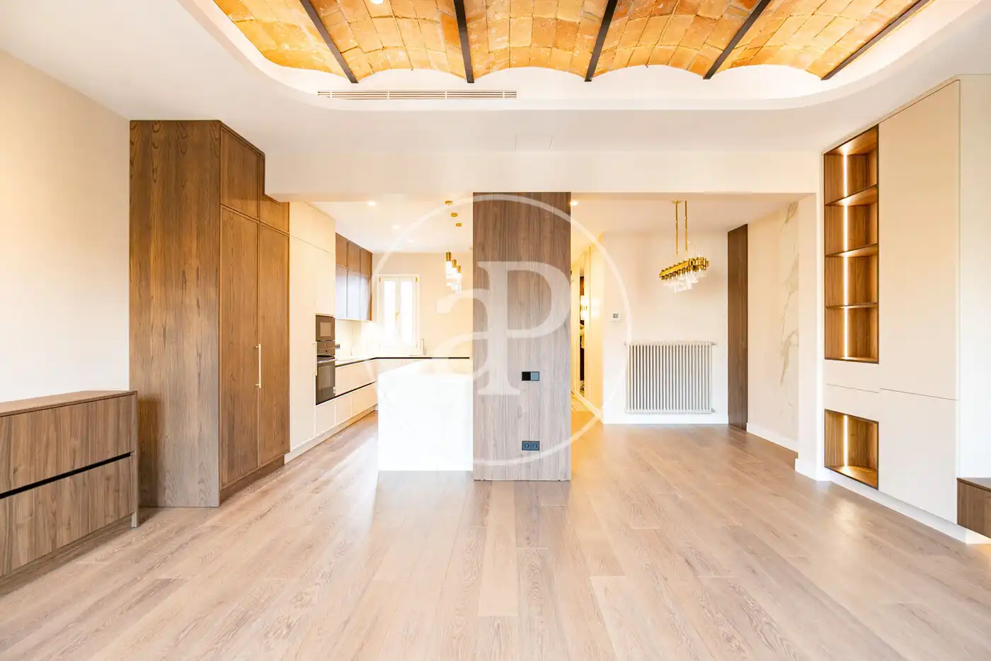 Kitchen of Flat for sale in Barcelona  with Air Conditioner, Heating and Balcony