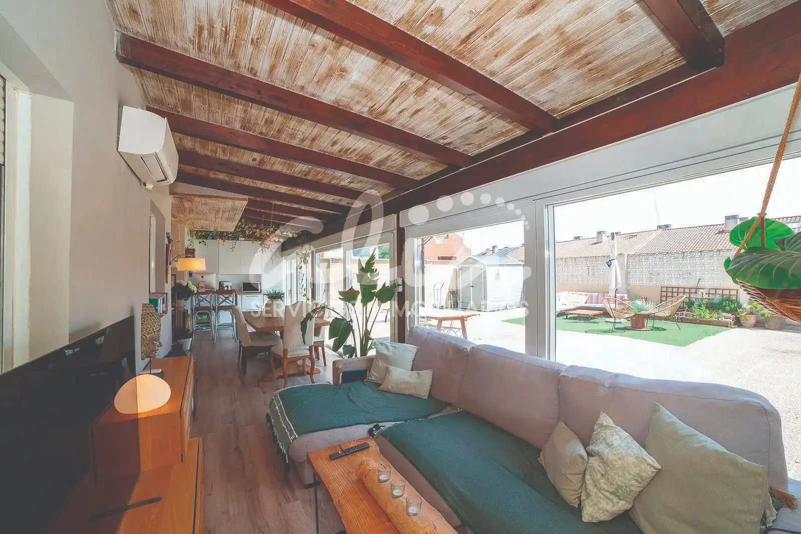 Sala de estar de Piso en venta en San Martín de la Vega con Aire acondicionado, Calefacción y Parquet