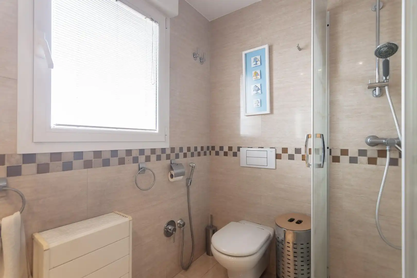 Bathroom of Attic for sale in  Pamplona / Iruña  with Air Conditioner, Heating and Parquet flooring