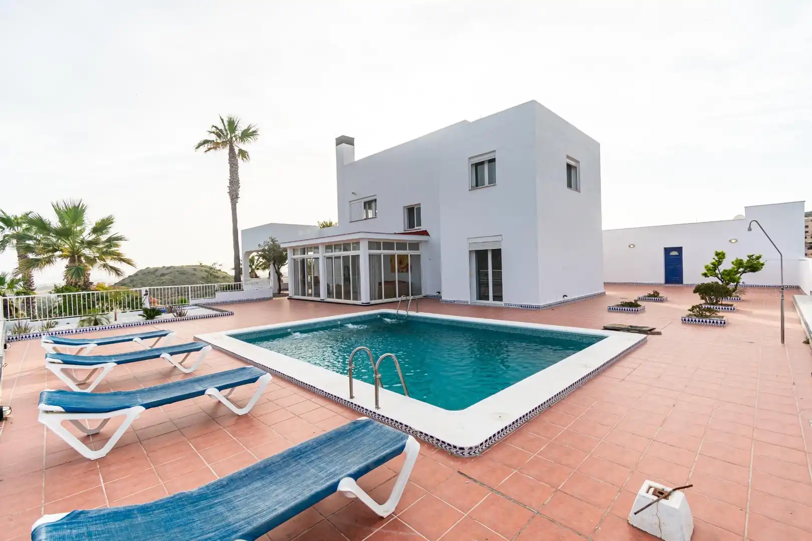Piscina de Casa o xalet en venda en Águilas amb Aire condicionat, Jardí privat i Terrassa
