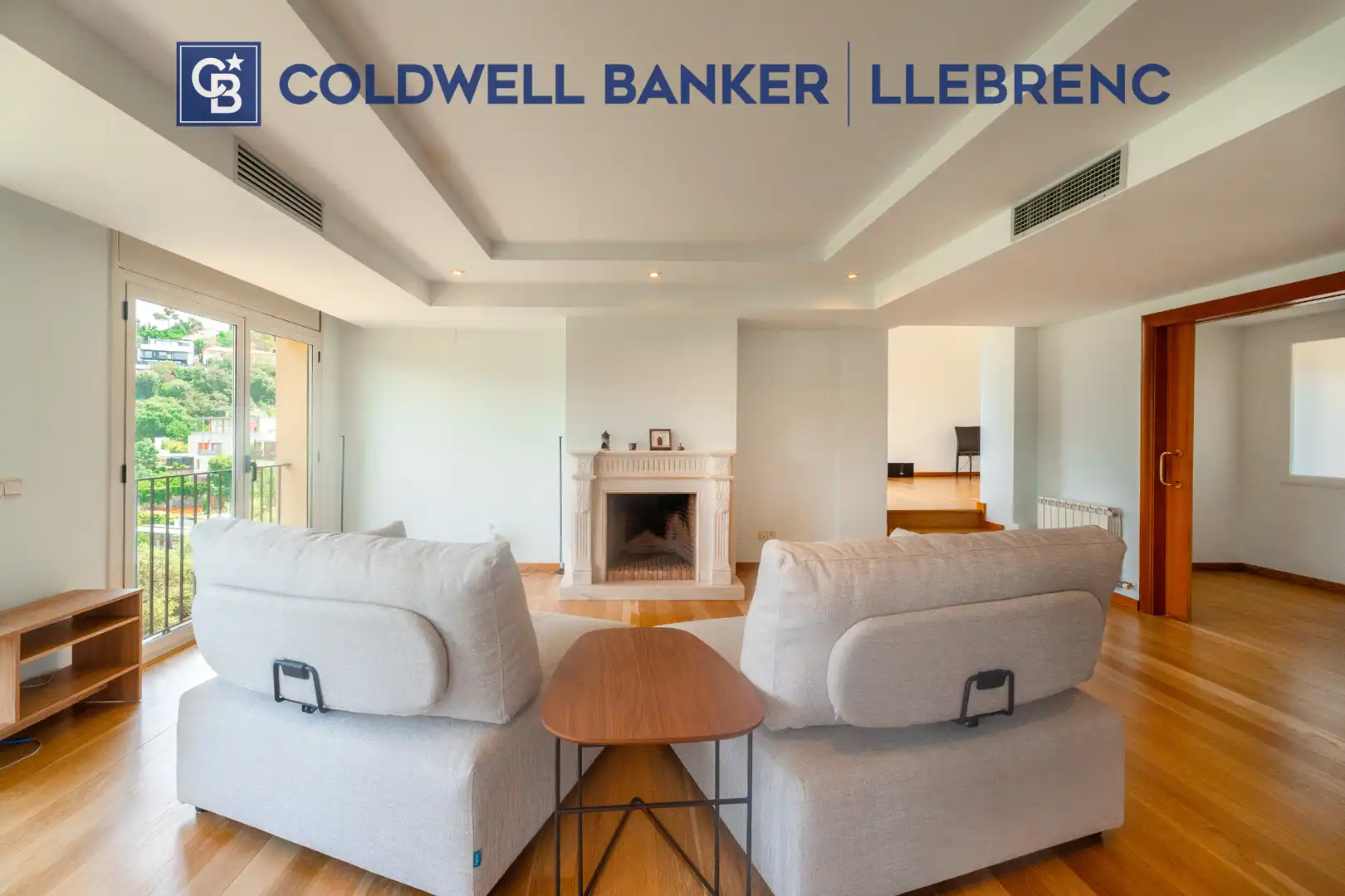 Sala de estar de Casa o chalet de alquiler en Barcelona con Aire acondicionado, Calefacción y Jardín privado