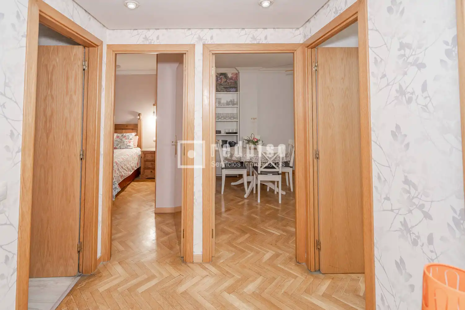 Schlafzimmer von Wohnung zum Verkauf in Arroyomolinos (Madrid) mit Heizung, Parkett und Abstellraum
