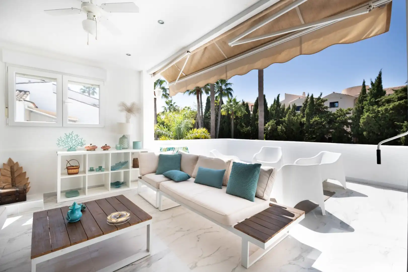 Terrace of Flat for rent in Marbella  with Air Conditioner, Heating and Terrace