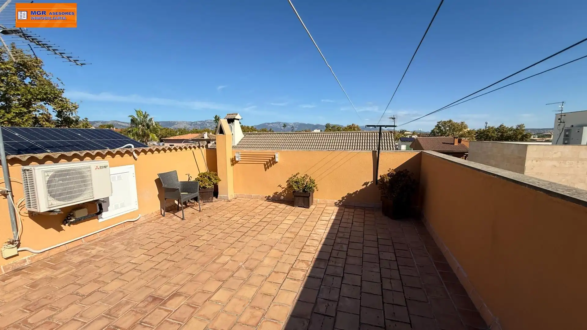 Terrace of Detached homes for sale in  Palma de Mallorca  with Air Conditioner, Heating and Private garden