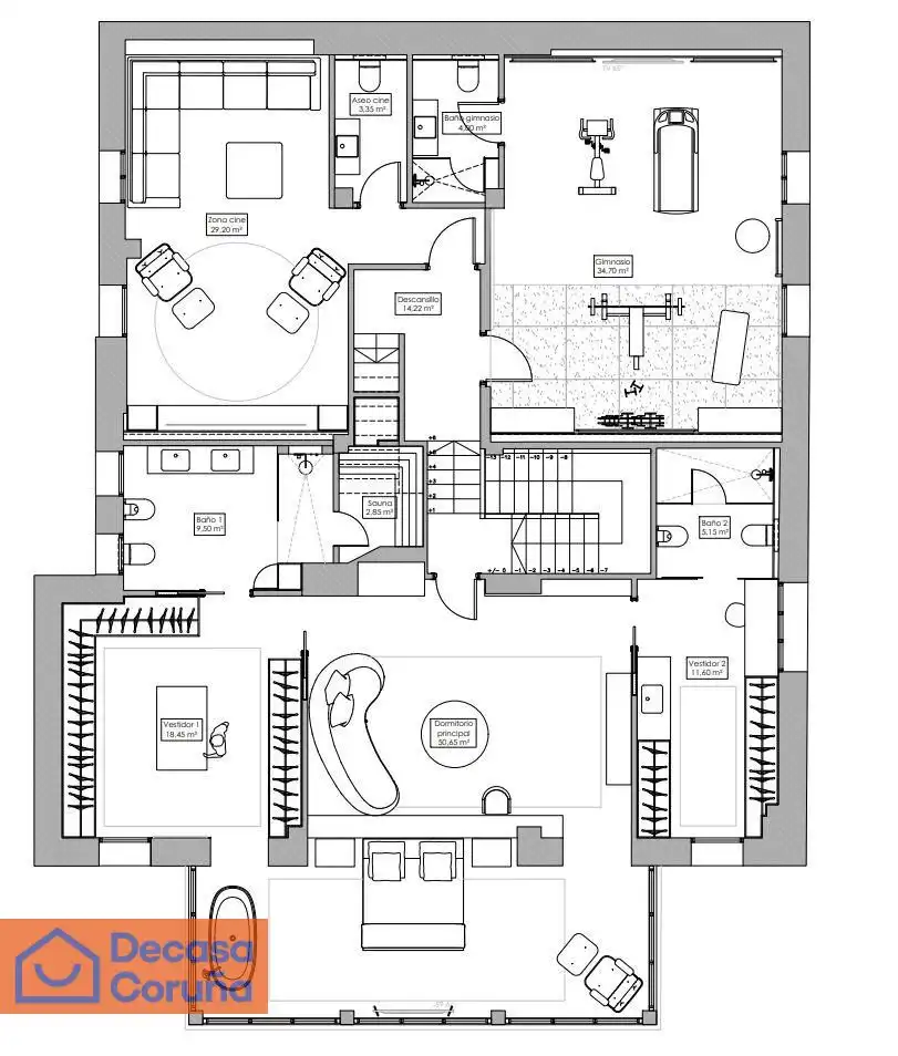 Houses for sale in A Coruña Capital   with Heating, Private garden and Terrace