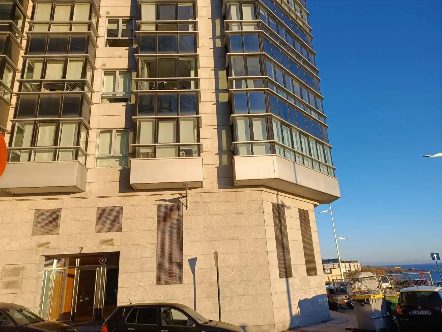 Vista exterior de Oficina en venda en A Coruña Capital 