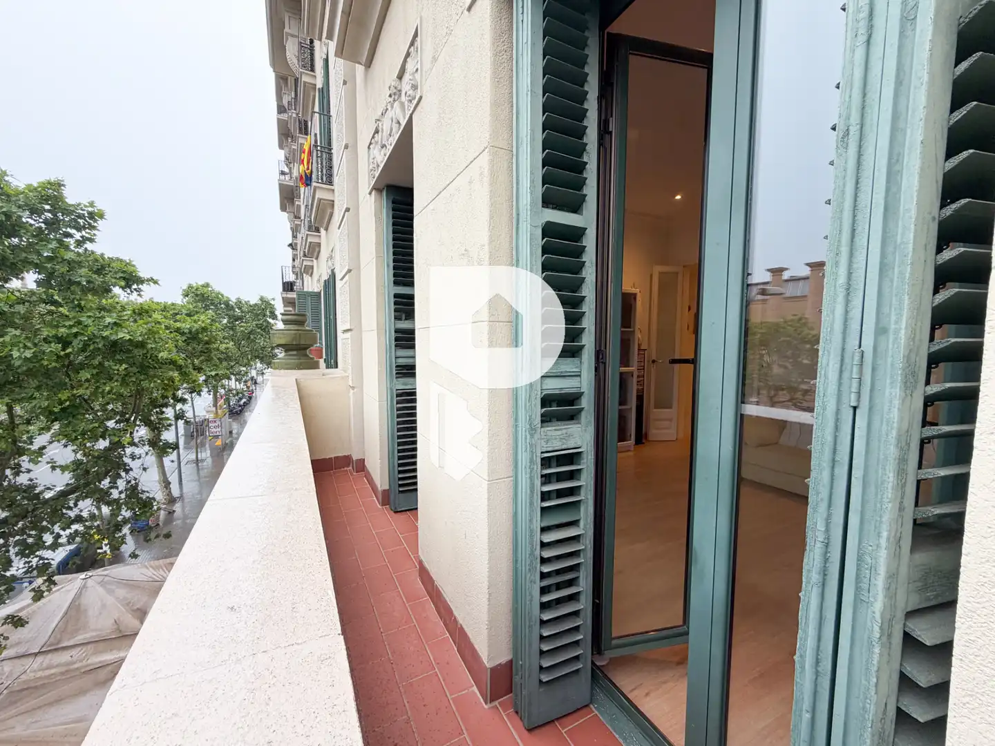 Balcony of Flat for sale in Barcelona  with Air Conditioner, Heating and Parquet flooring