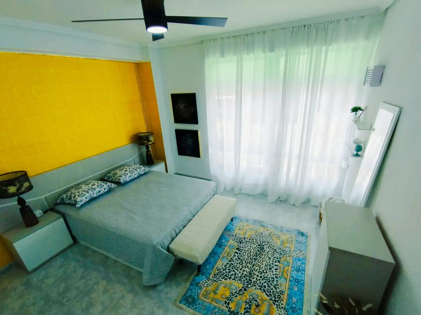 Bedroom of Flat for sale in Cullera  with Terrace and Furnished