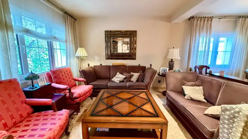 Living room of Houses for sale in El Espinar  with Heating, Private garden and Terrace