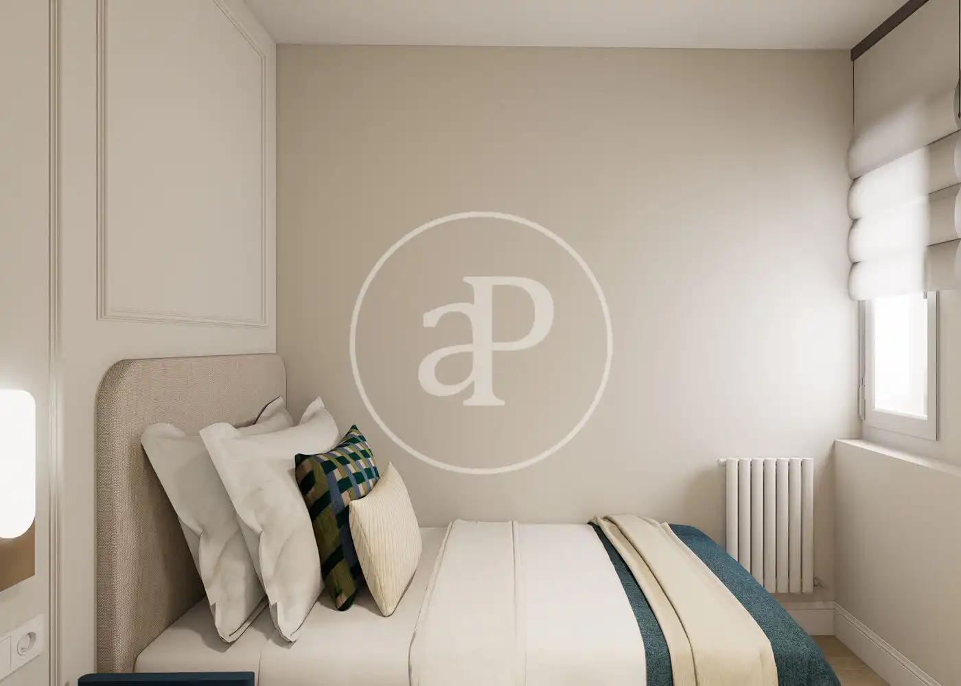 Bedroom of Flat for sale in Madrid  with Air Conditioner, Heating and Terrace