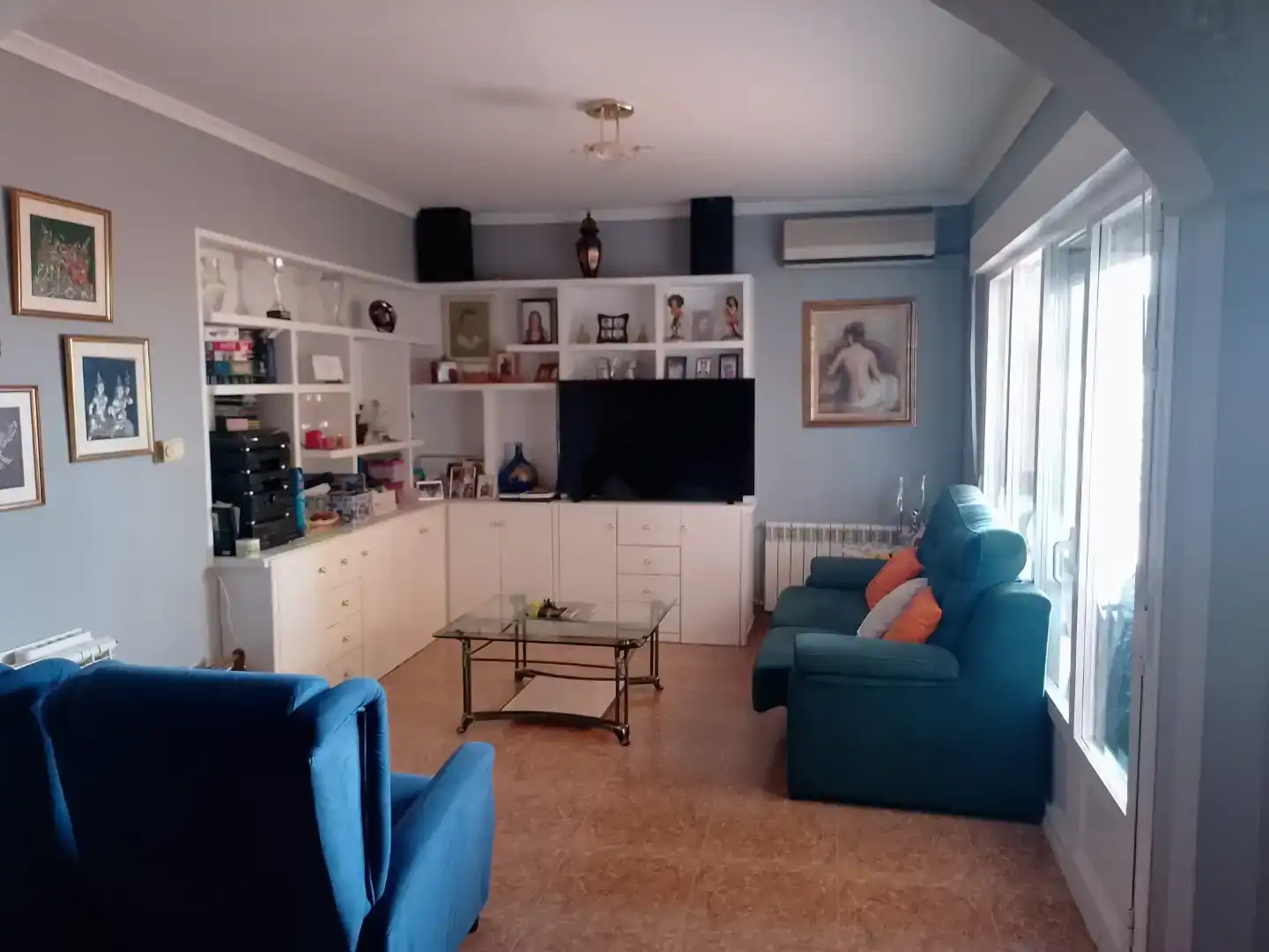 Sala de estar de Piso en venta en Almadén con Aire acondicionado, Amueblado y Lavadora