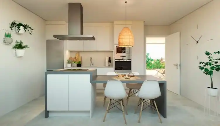 Cocina de Apartamento en venta en Sotogrande con Aire acondicionado, Parquet y Horno
