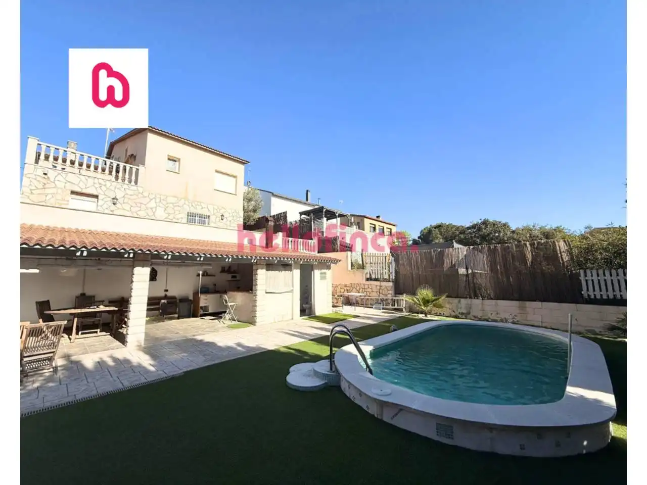 Jardín de Casa o chalet en venta en Masquefa con Aire acondicionado, Calefacción y Jardín privado