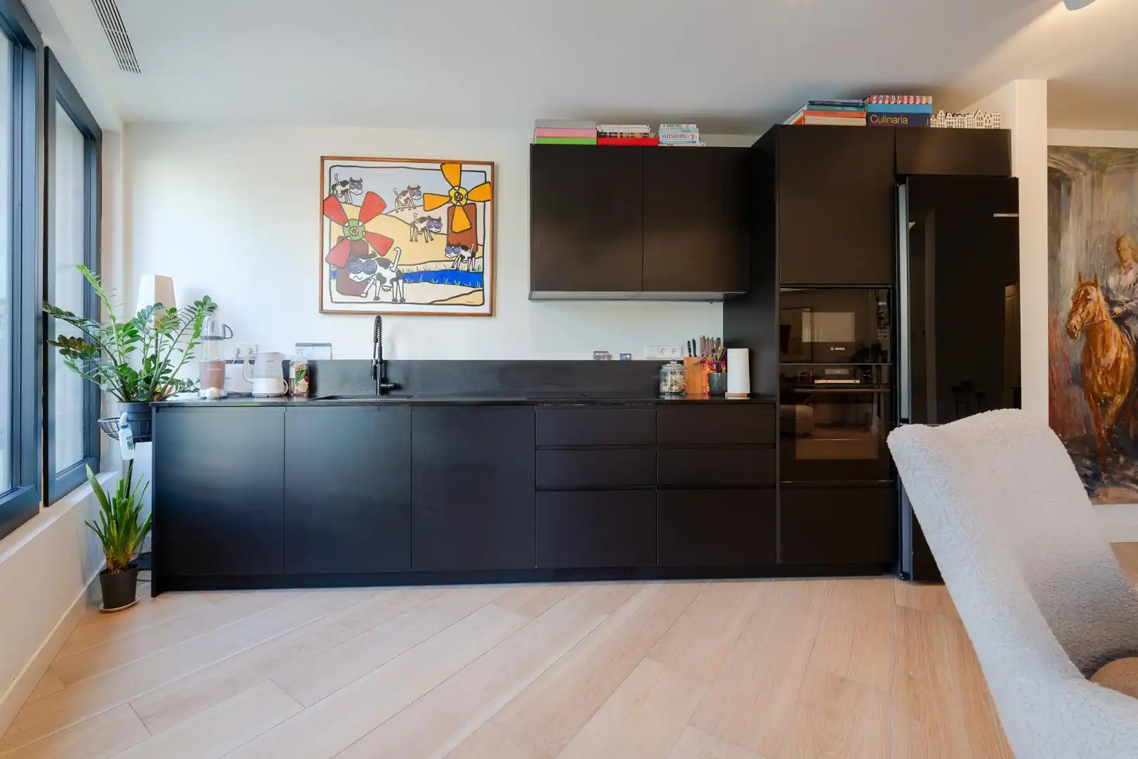 Kitchen of Flat for rent in Girona  with Air Conditioner and Heating