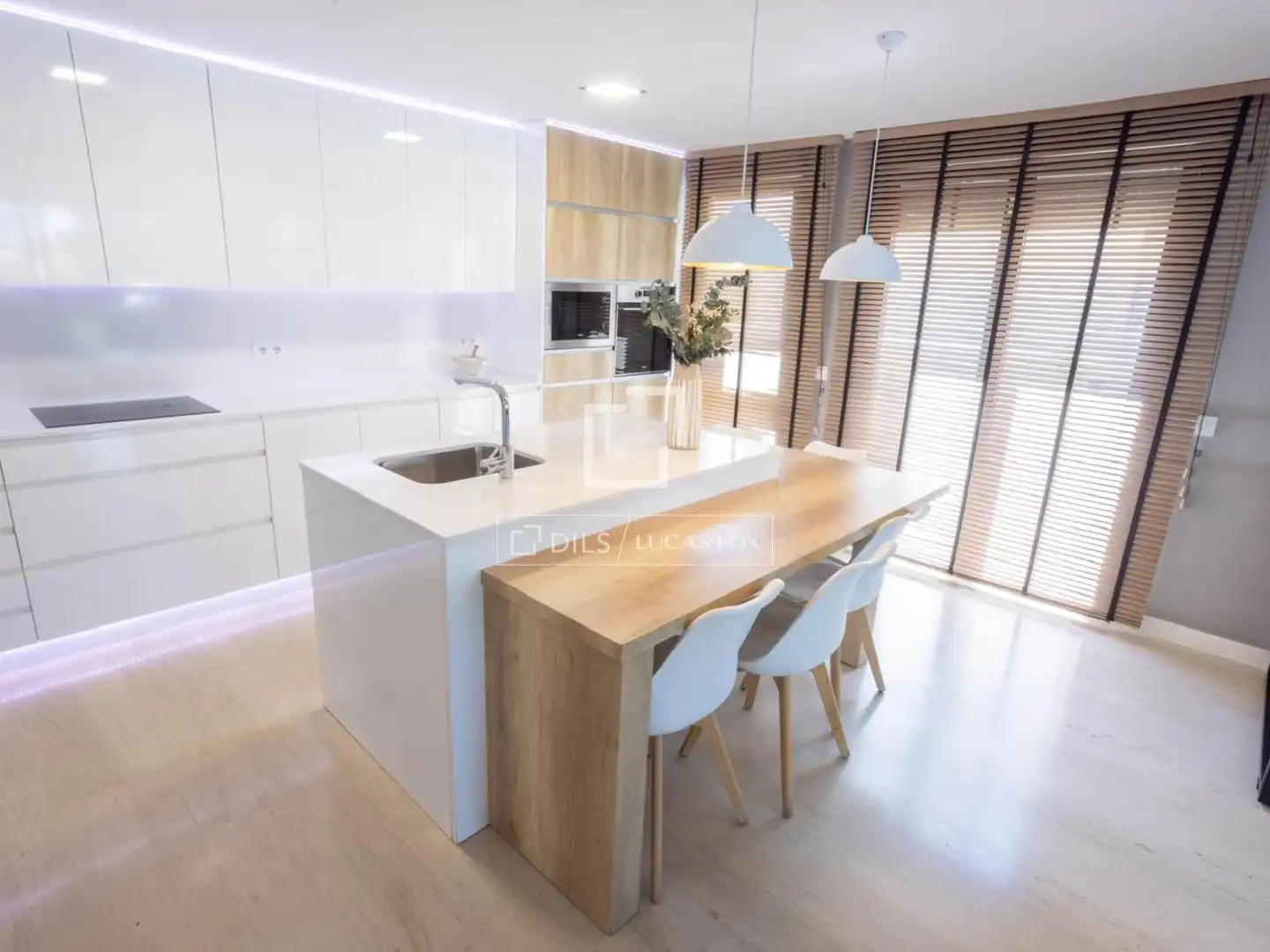 Küche von Country house zur Miete in Majadahonda mit Klimaanlage, Heizung und Privatgarten