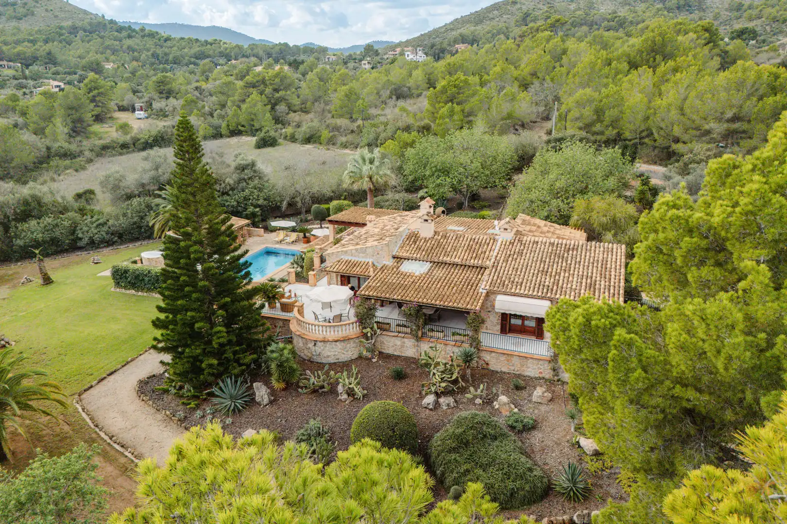 Jardín de Finca rústica en venta en Capdepera con Aire acondicionado, Terraza y Amueblado