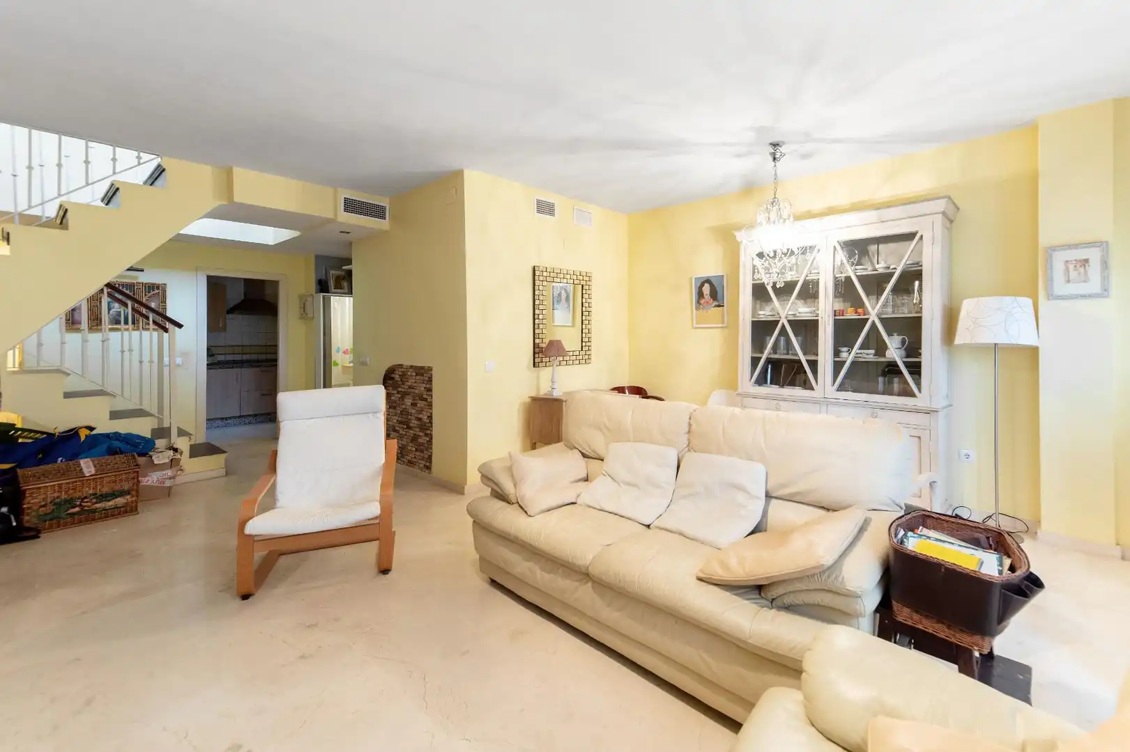 Living room of Duplexes for sale in Brenes  with Air Conditioner, Terrace and Balcony