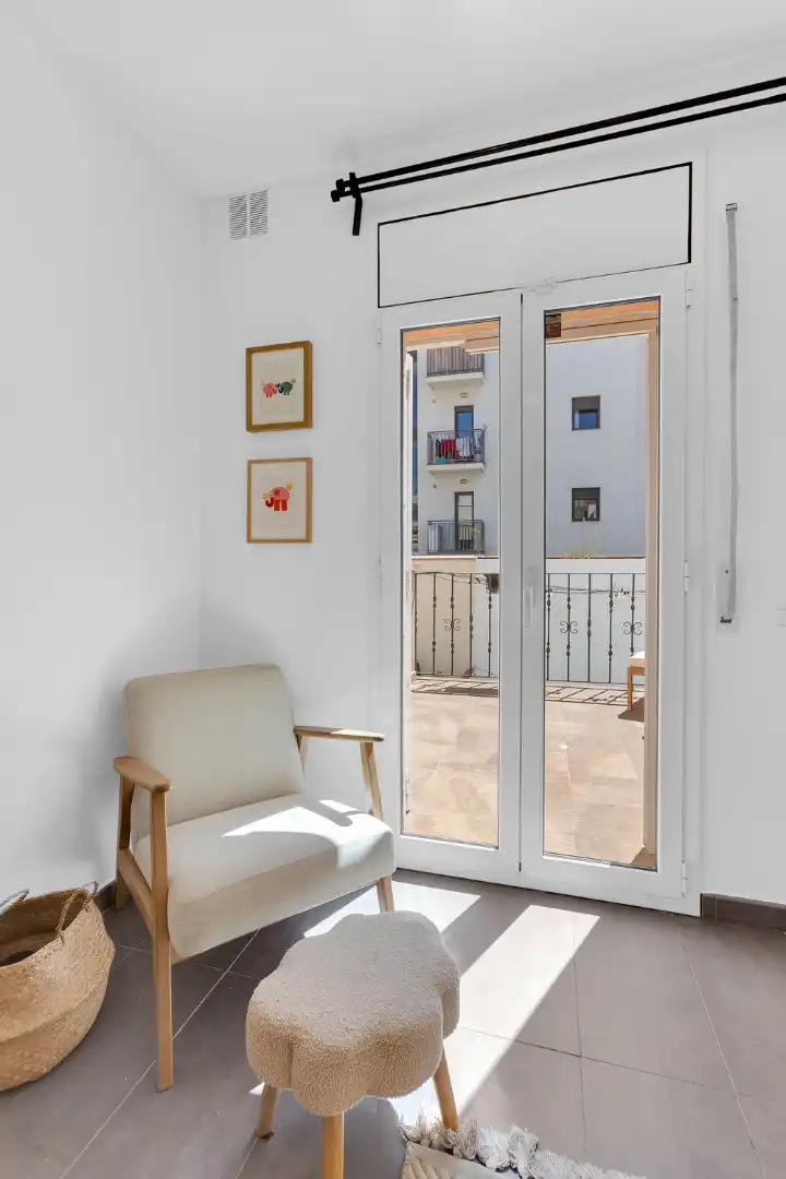 Terraza de Casa adosada en venta en Barcelona con Aire acondicionado, Calefacción y Jardín privado