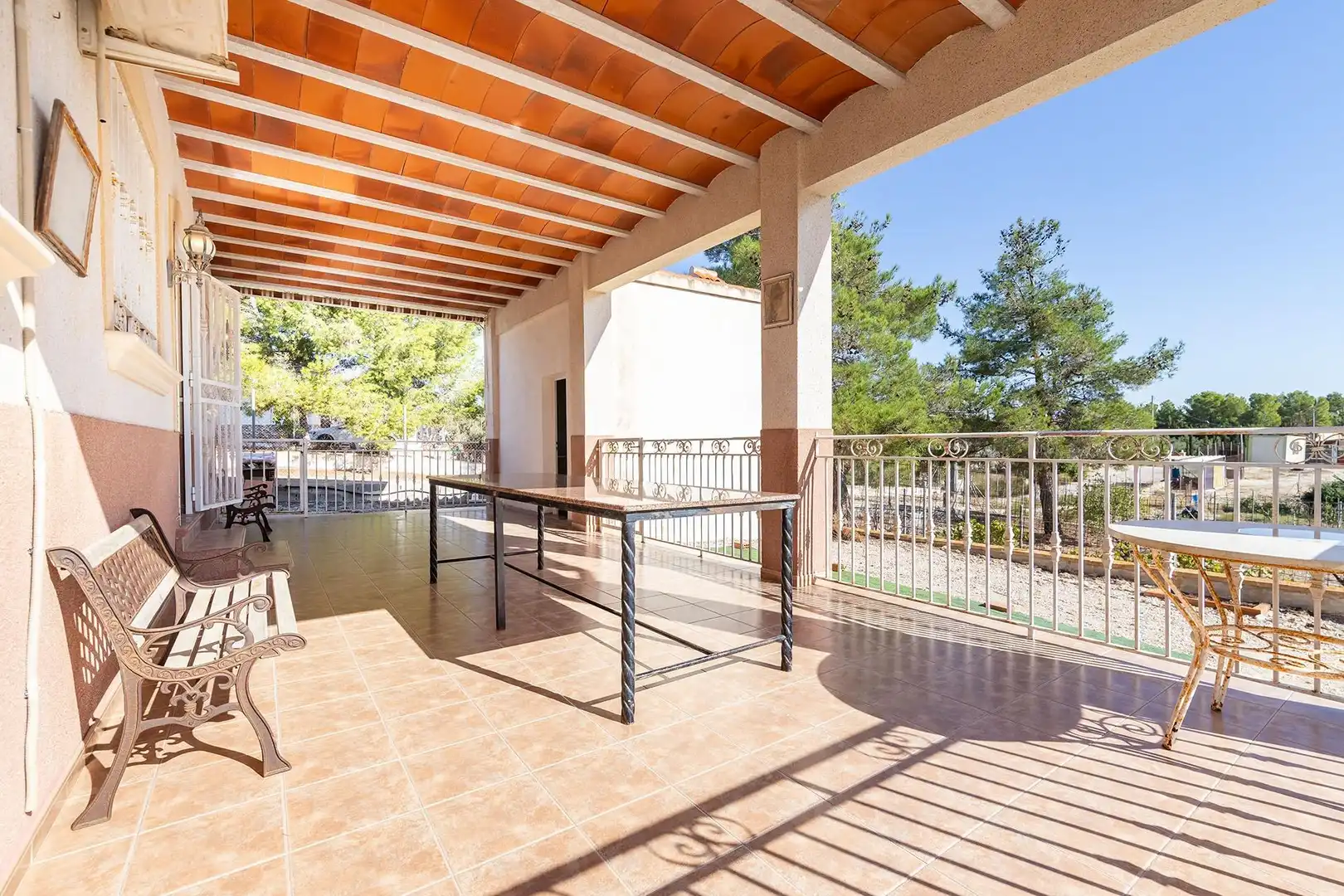 Terraza de Finca rústica en venta en Los Valientes
