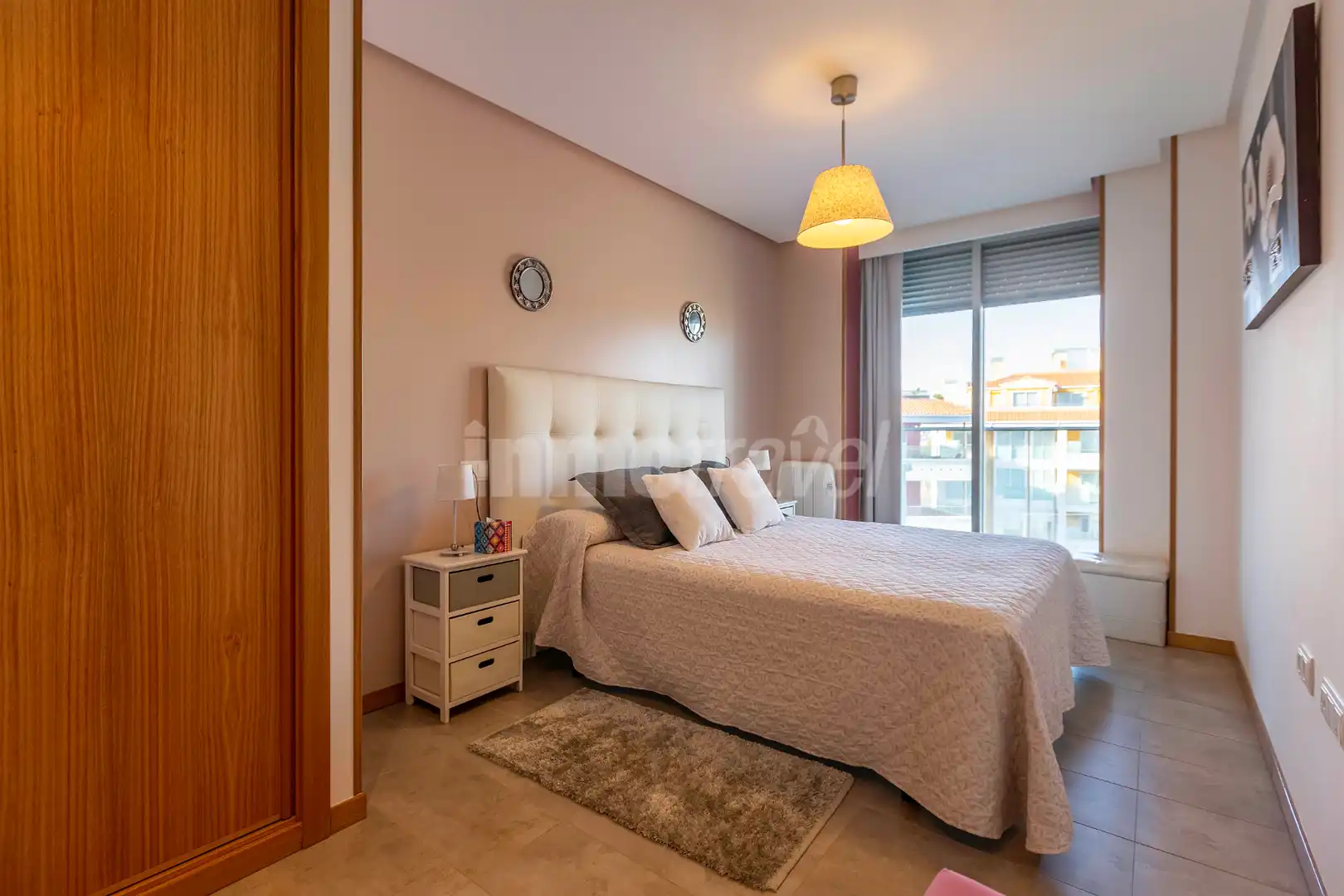 Habitación de Apartamento de alquiler en Sanxenxo con Terraza, Amueblado y Horno