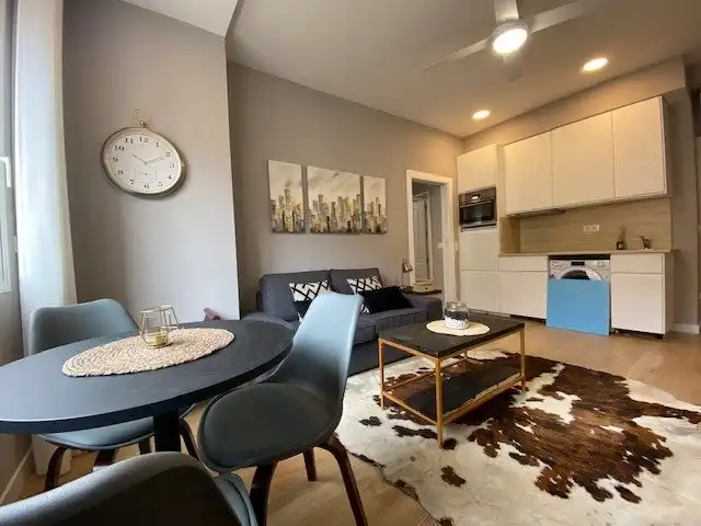 Sala de estar de Apartamento de alquiler en Murcia con Aire acondicionado, Calefacción y Amueblado