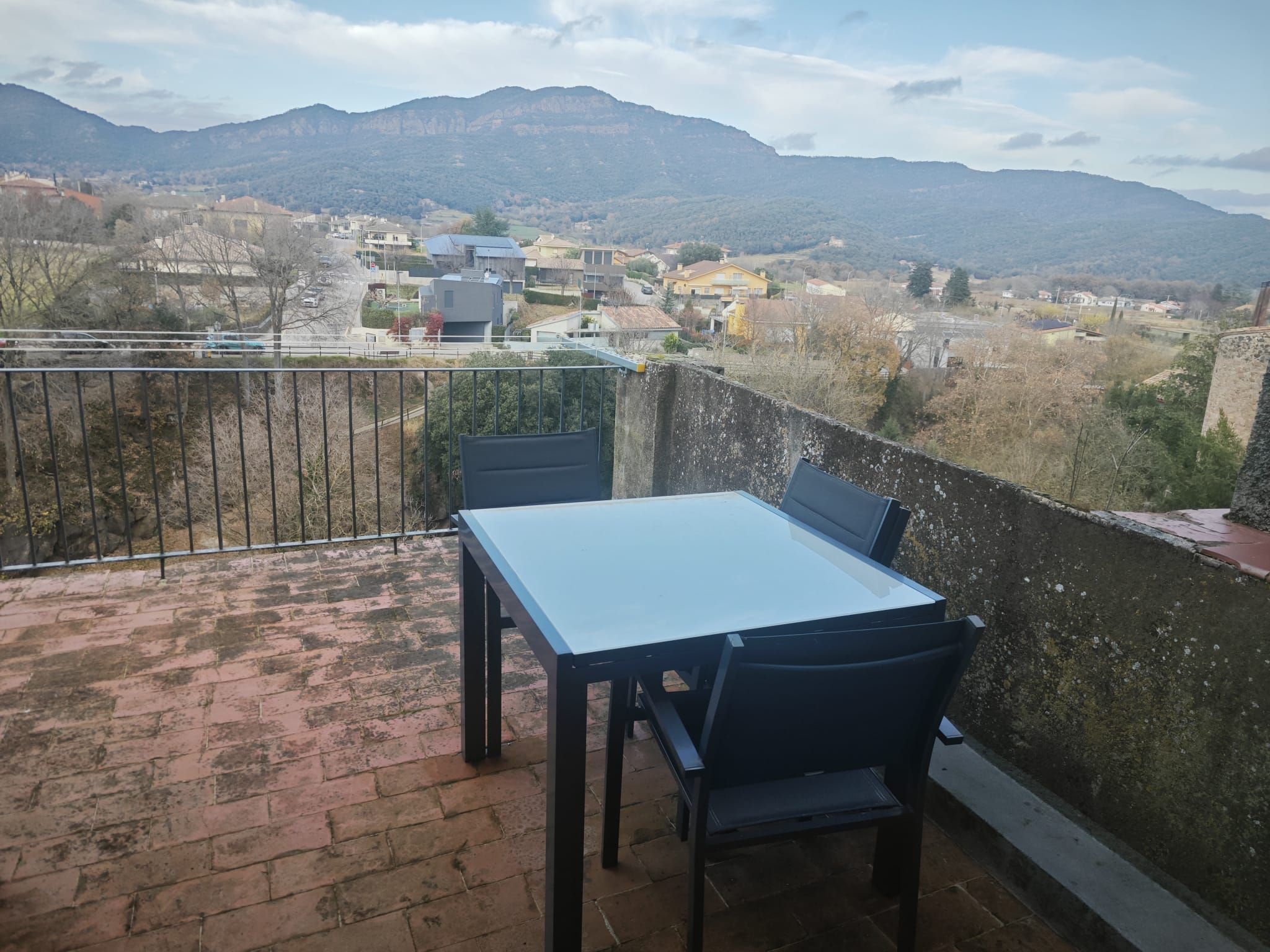 Terrassa de Finca rústica en venda en Santa Pau amb Calefacció