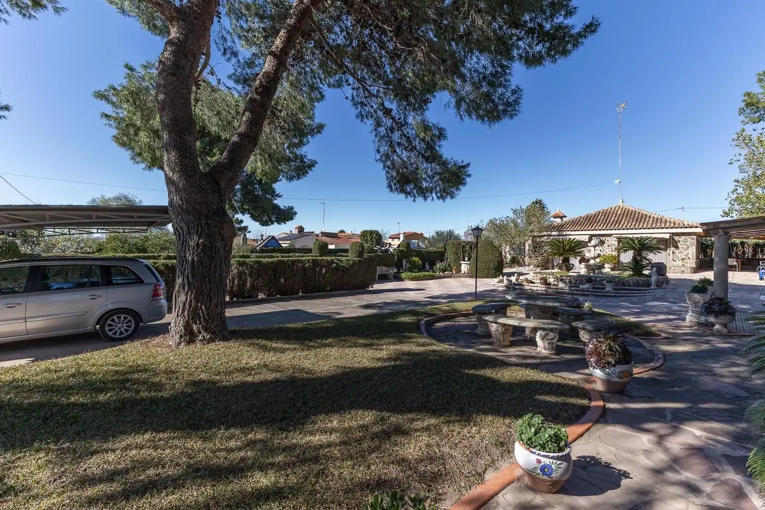Jardín de Casa o chalet en venta en La Pobla de Vallbona con Aire acondicionado, Calefacción y Jardín privado