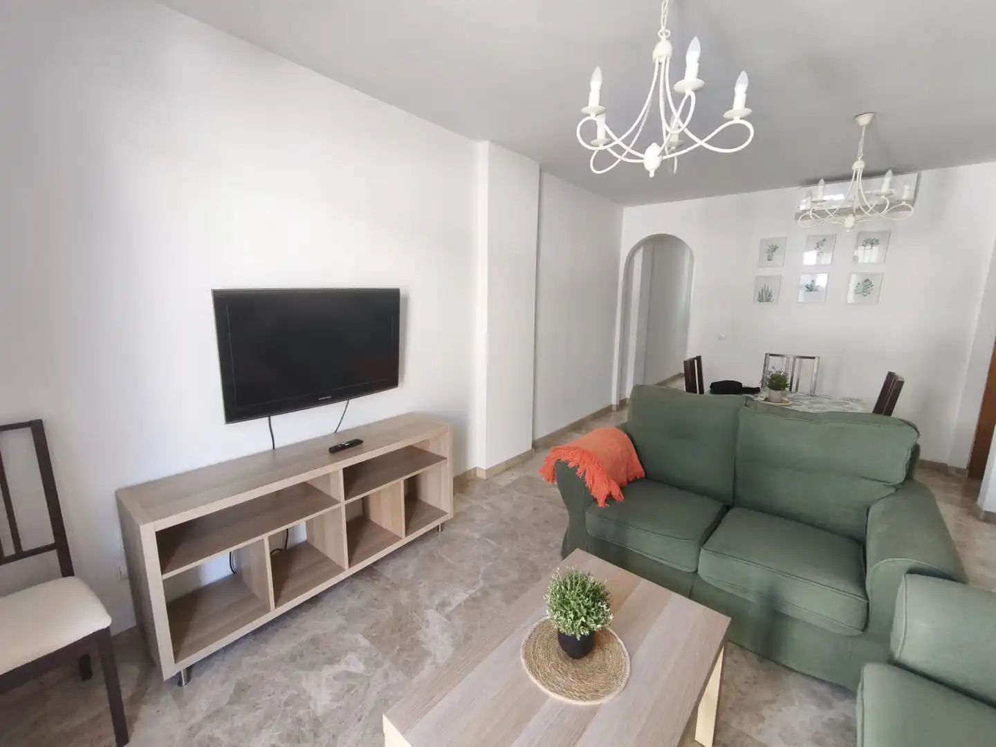Living room of Flat for rent in Alhaurín El Grande  with Air Conditioner, Heating and Terrace