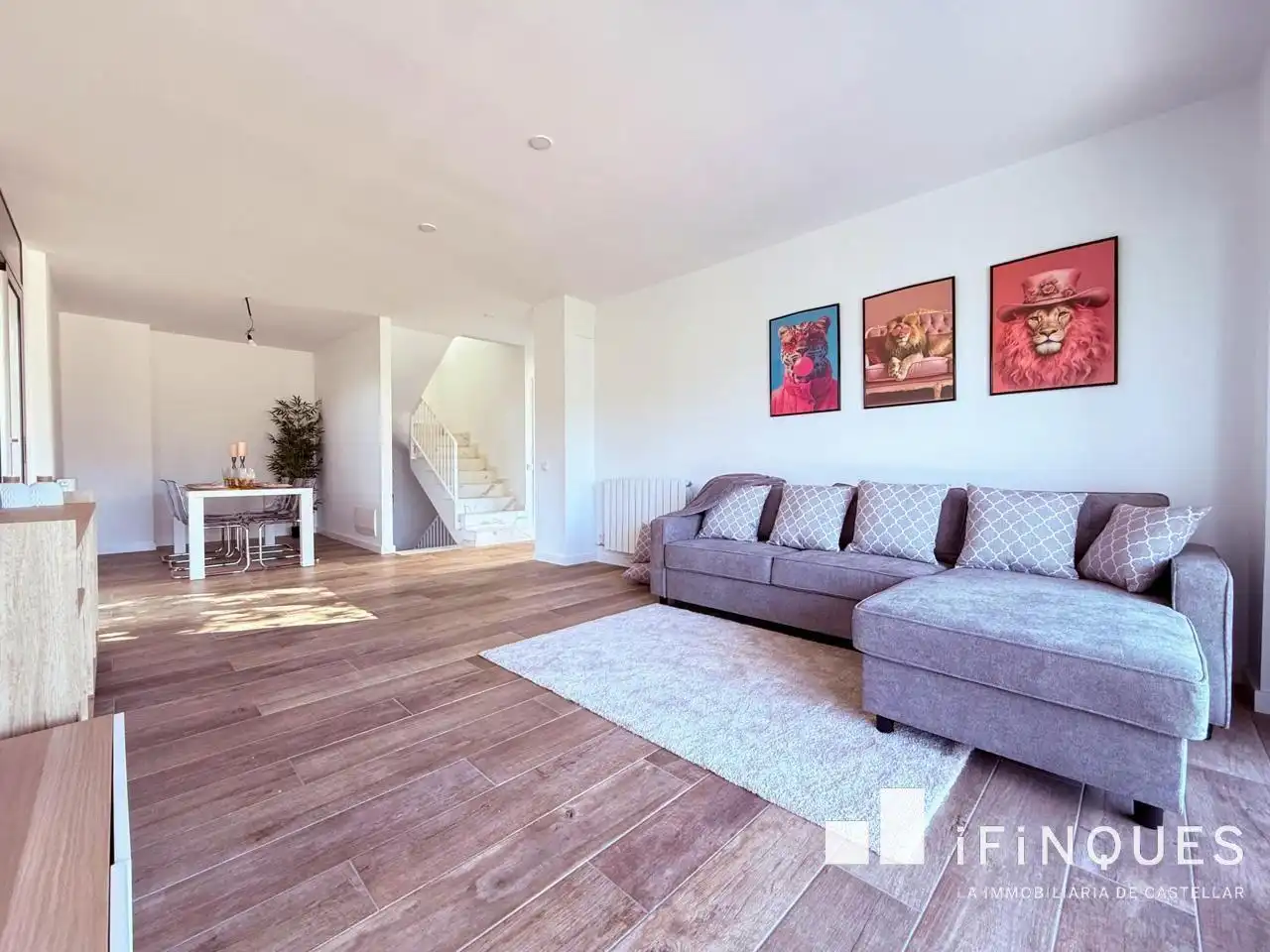 Living room of Houses for rent in Castellar del Vallès  with Air Conditioner, Heating and Private garden