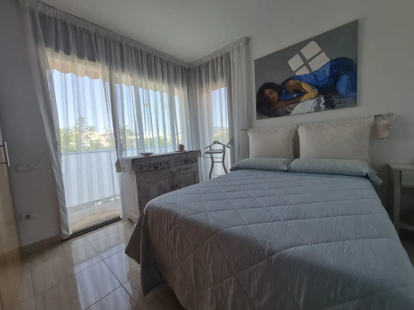 Bedroom of Flat for sale in Pineda de Mar  with Air Conditioner, Heating and Terrace