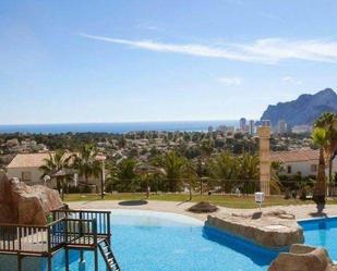 Swimming pool of Flat for sale in Calpe / Calp  with Terrace and Furnished