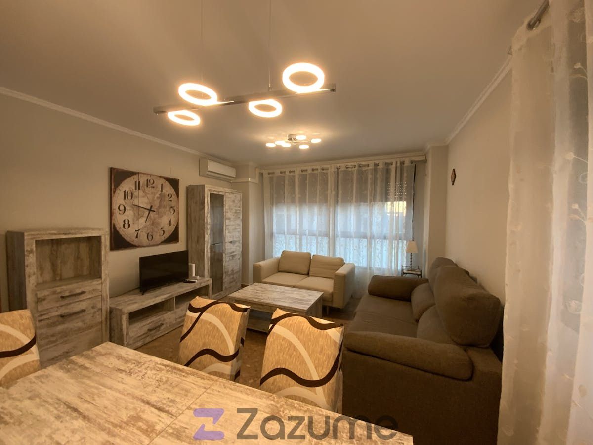 Sala d'estar de Pis de lloguer en Sagunto / Sagunt amb Aire condicionat, Moblat i Forn