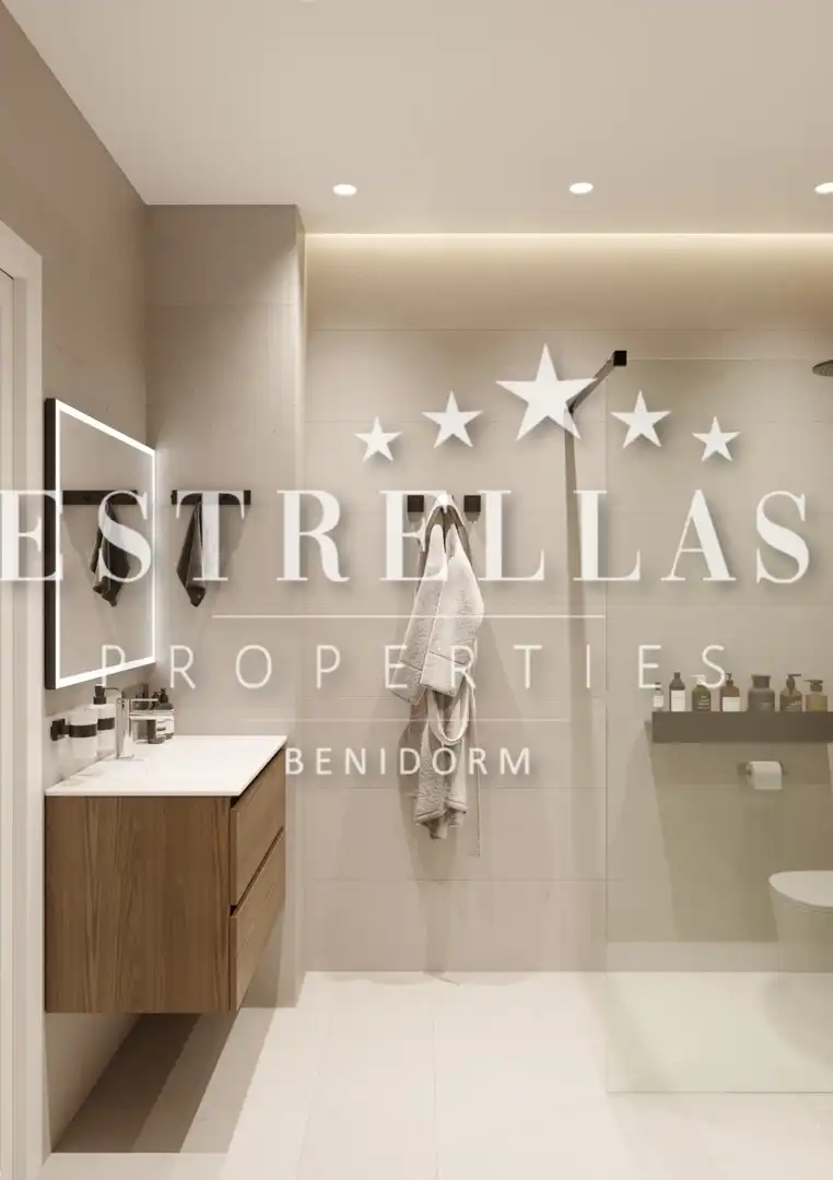 Habitación de Apartamento en venta en Benidorm con Aire acondicionado, Calefacción y Jardín privado