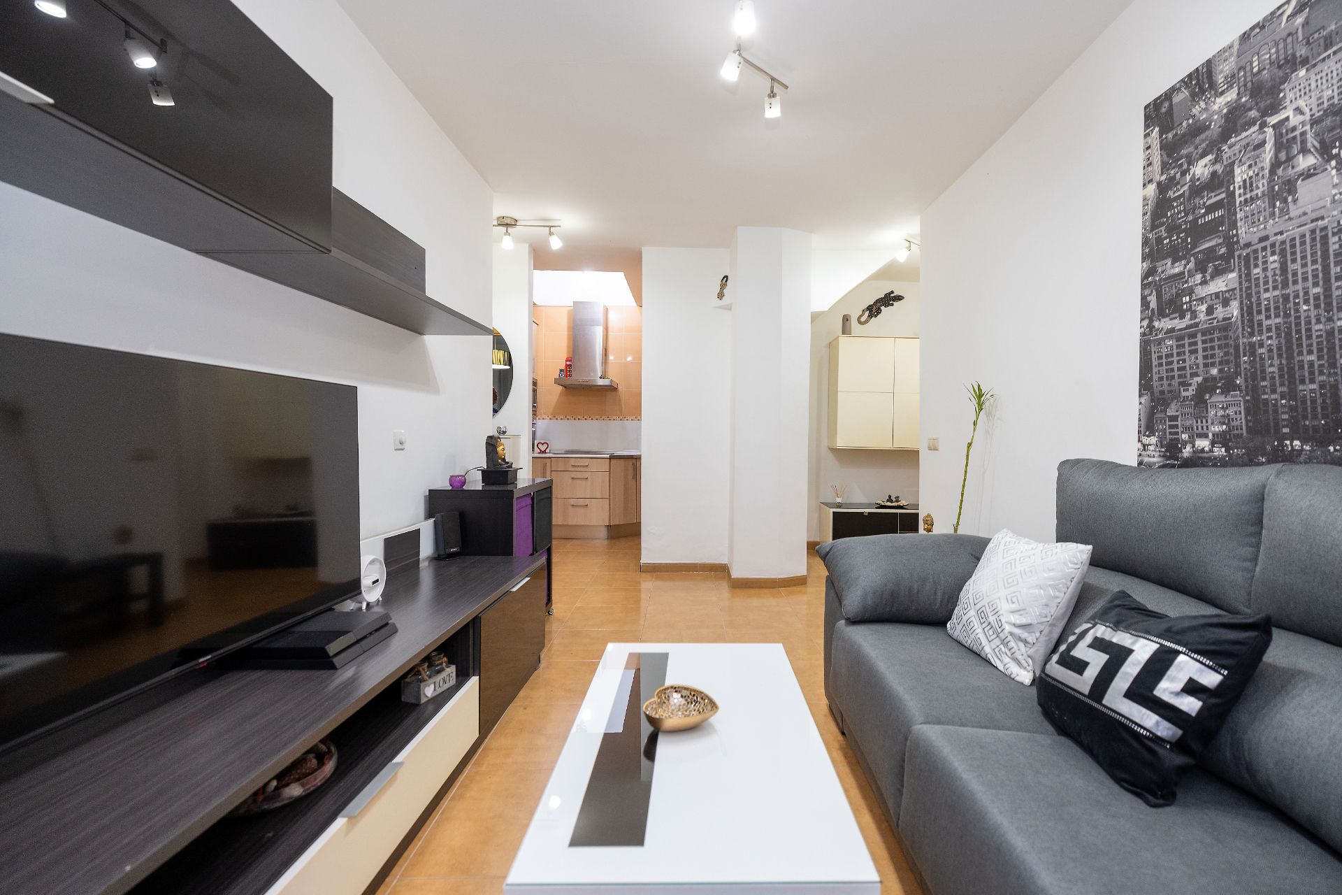 Living room of Flat for sale in Málaga Capital  with Air Conditioner, Heating and Storage room