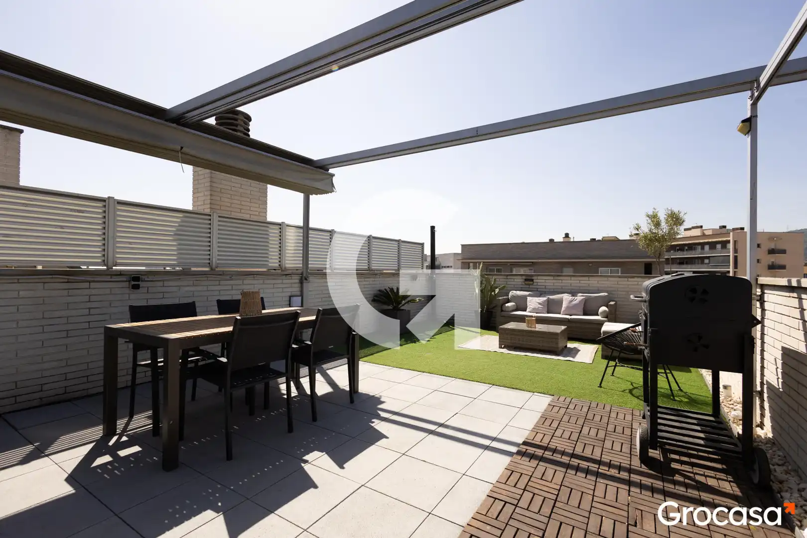 Terrasse von Wohnung zum Verkauf in Sant Boi de Llobregat mit Klimaanlage, Heizung und Terrasse