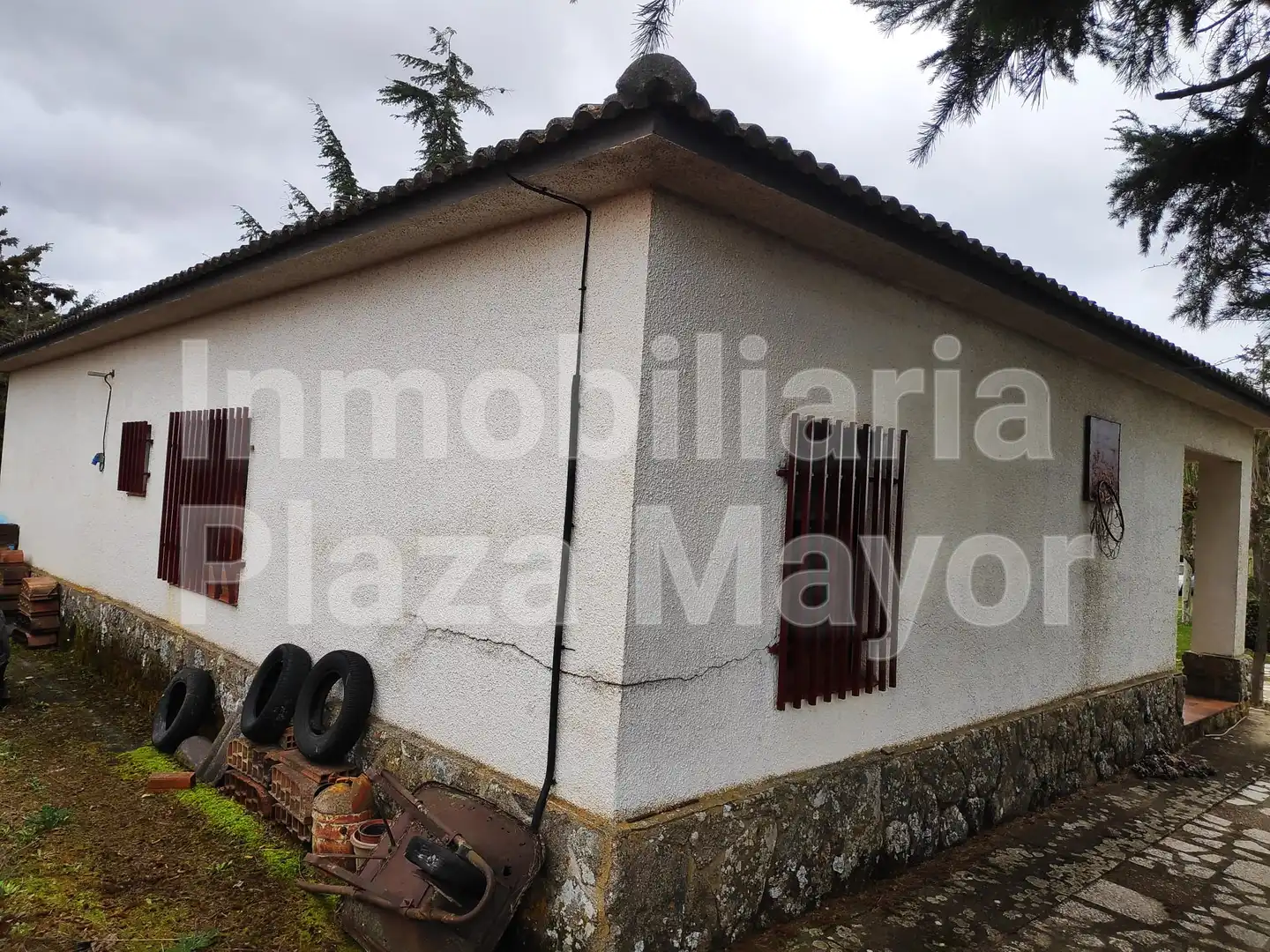 Vista exterior de Finca rústica en venta en Parada de Arriba con Jardín privado y Piscina