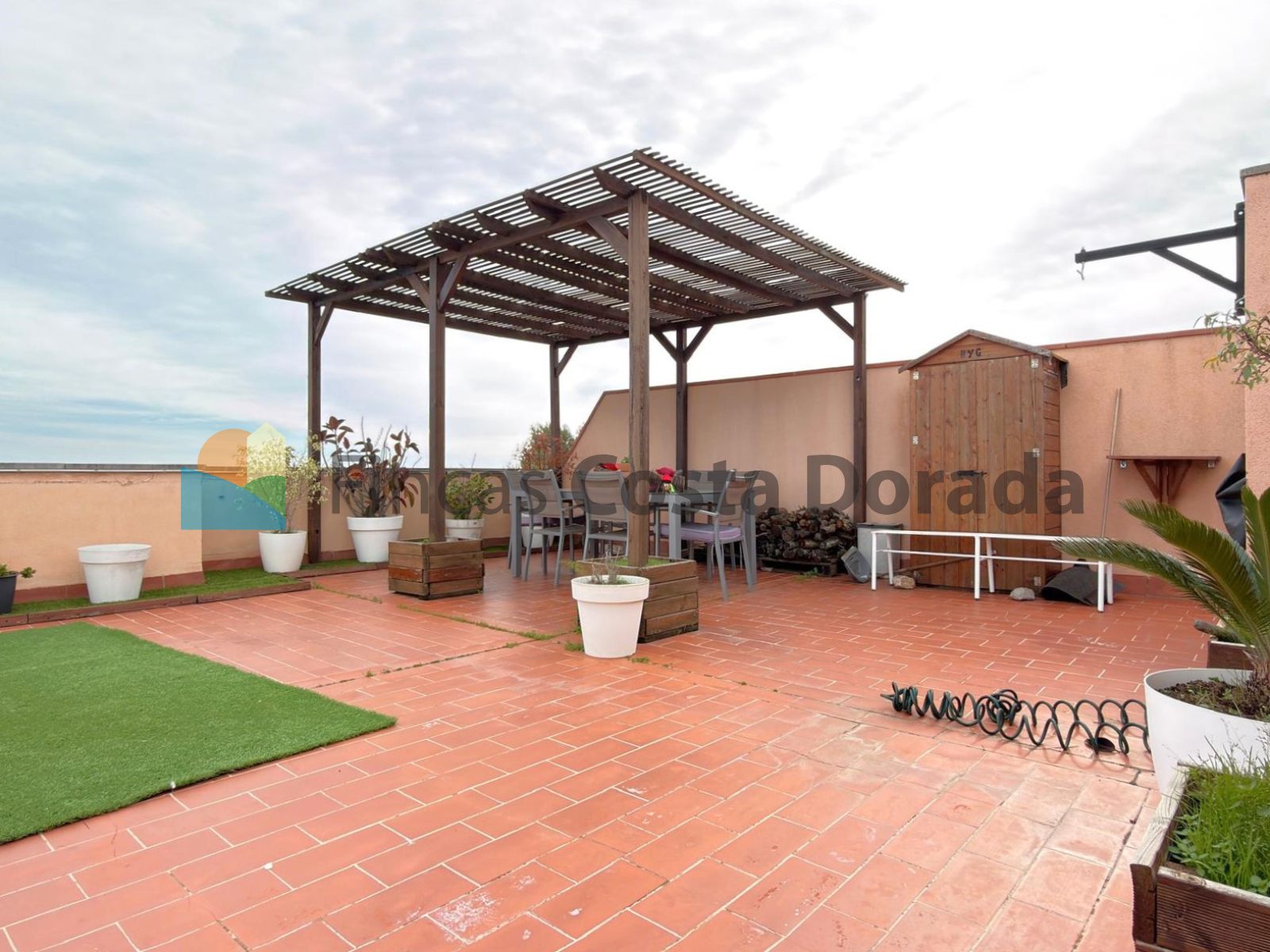 Terrace of Attic for sale in Cubelles  with Air Conditioner, Heating and Parquet flooring