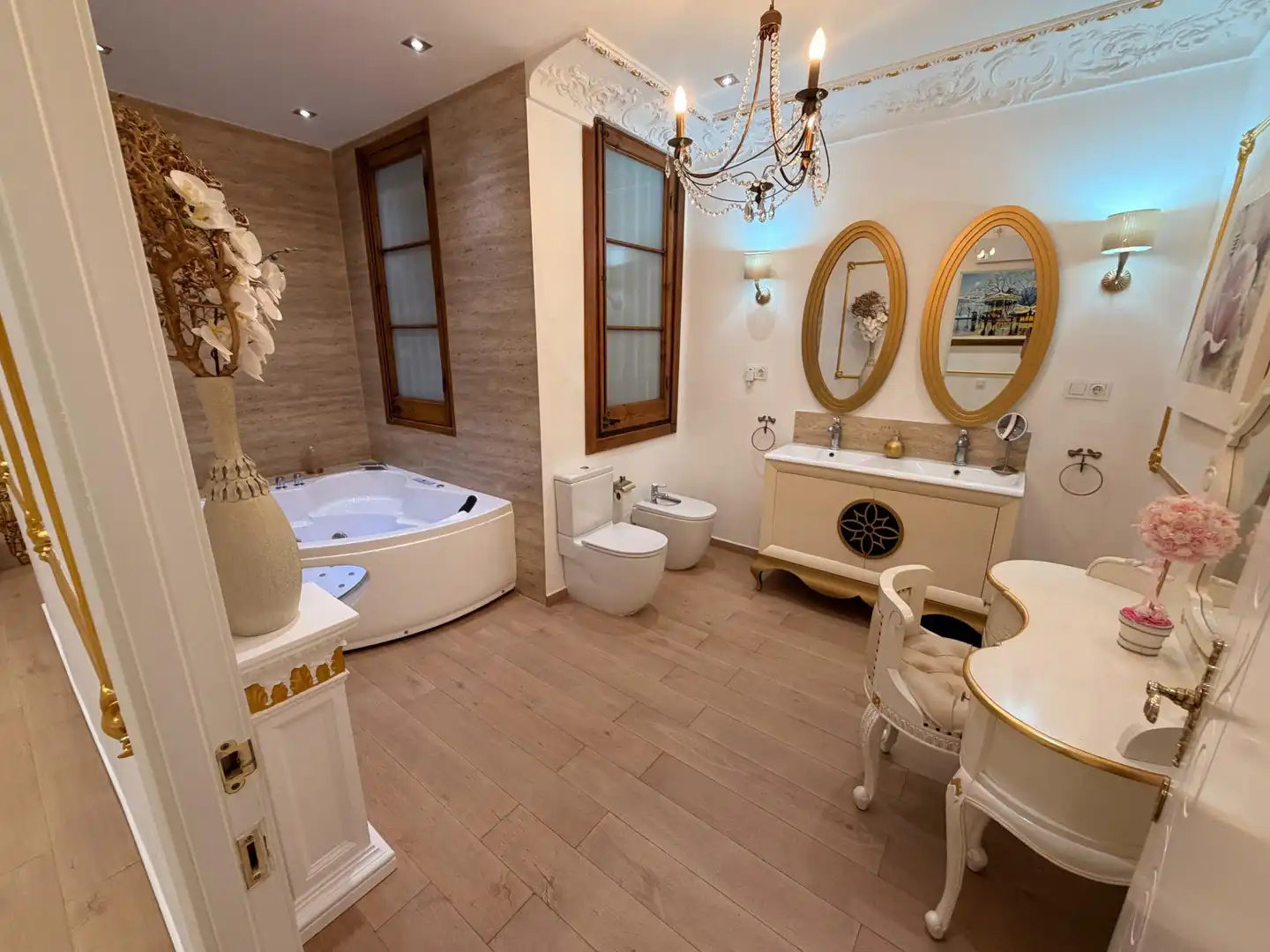 Badezimmer von Maisonette zum Verkauf in Barcelona mit Klimaanlage, Terrasse und Balkon