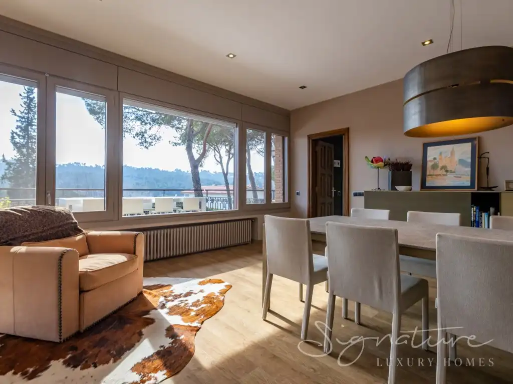 Comedor de Casa o chalet en venta en Sant Cugat del Vallès con Calefacción, Jardín privado y Terraza