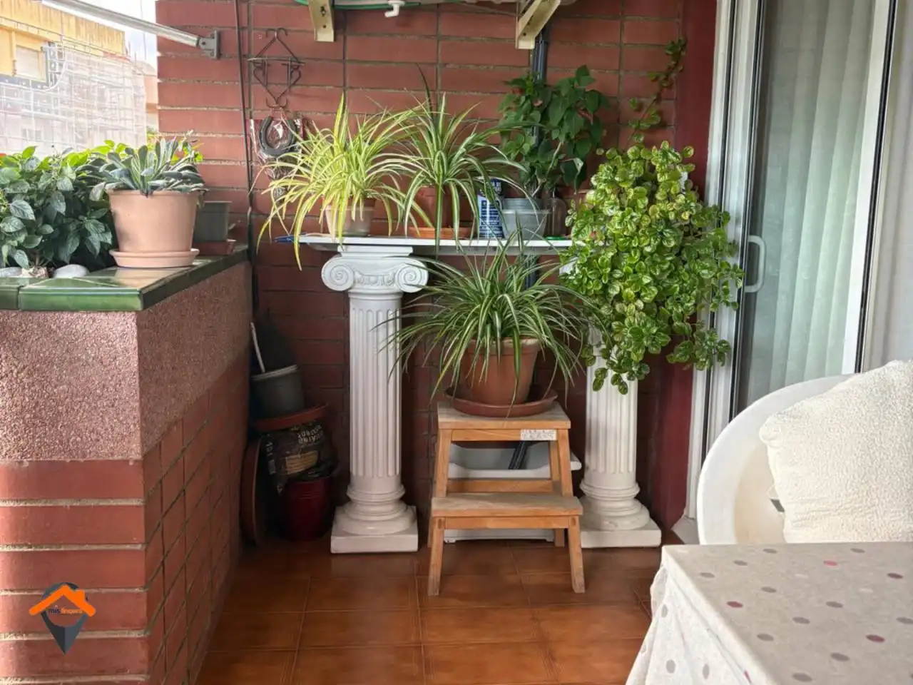 Balcony of Flat for sale in Polinyà  with Air Conditioner, Heating and Parquet flooring