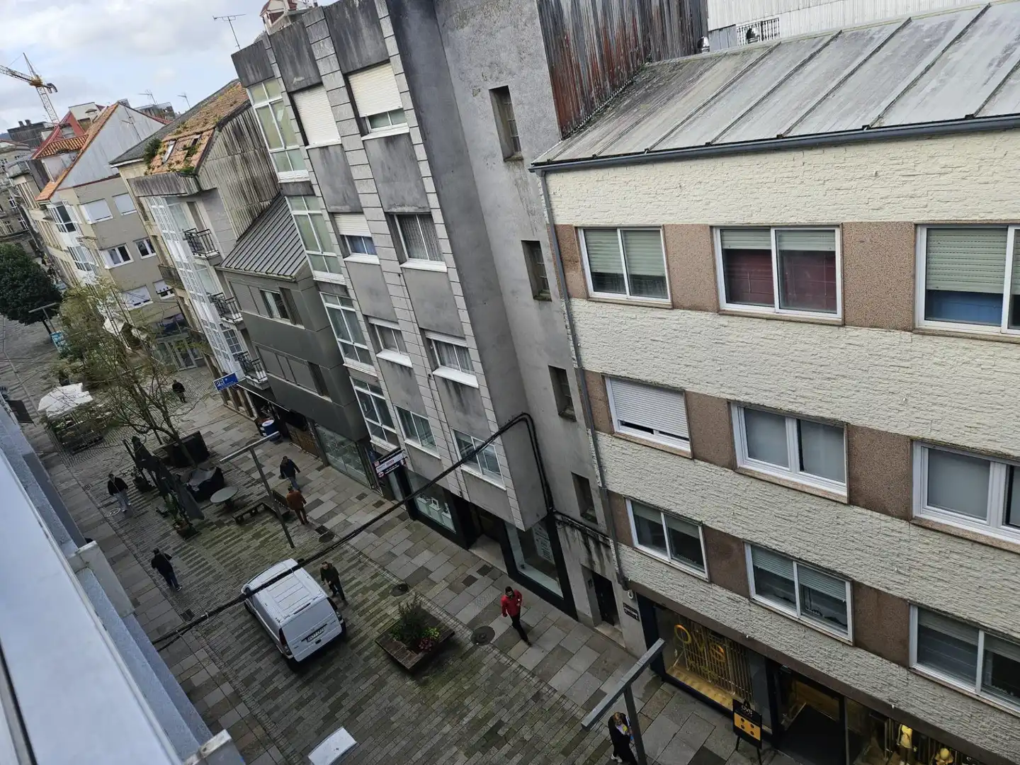 Vista exterior de Pis en venda en Vilagarcía de Arousa amb Calefacció, Terrassa i Balcó