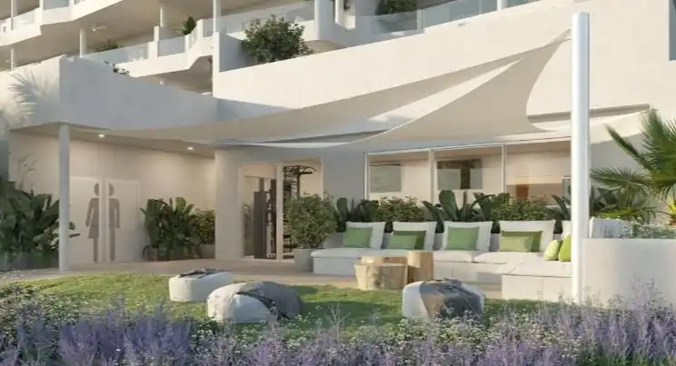 Terrace of Apartments for sale in Benalmádena  with Air Conditioner, Heating and Private garden